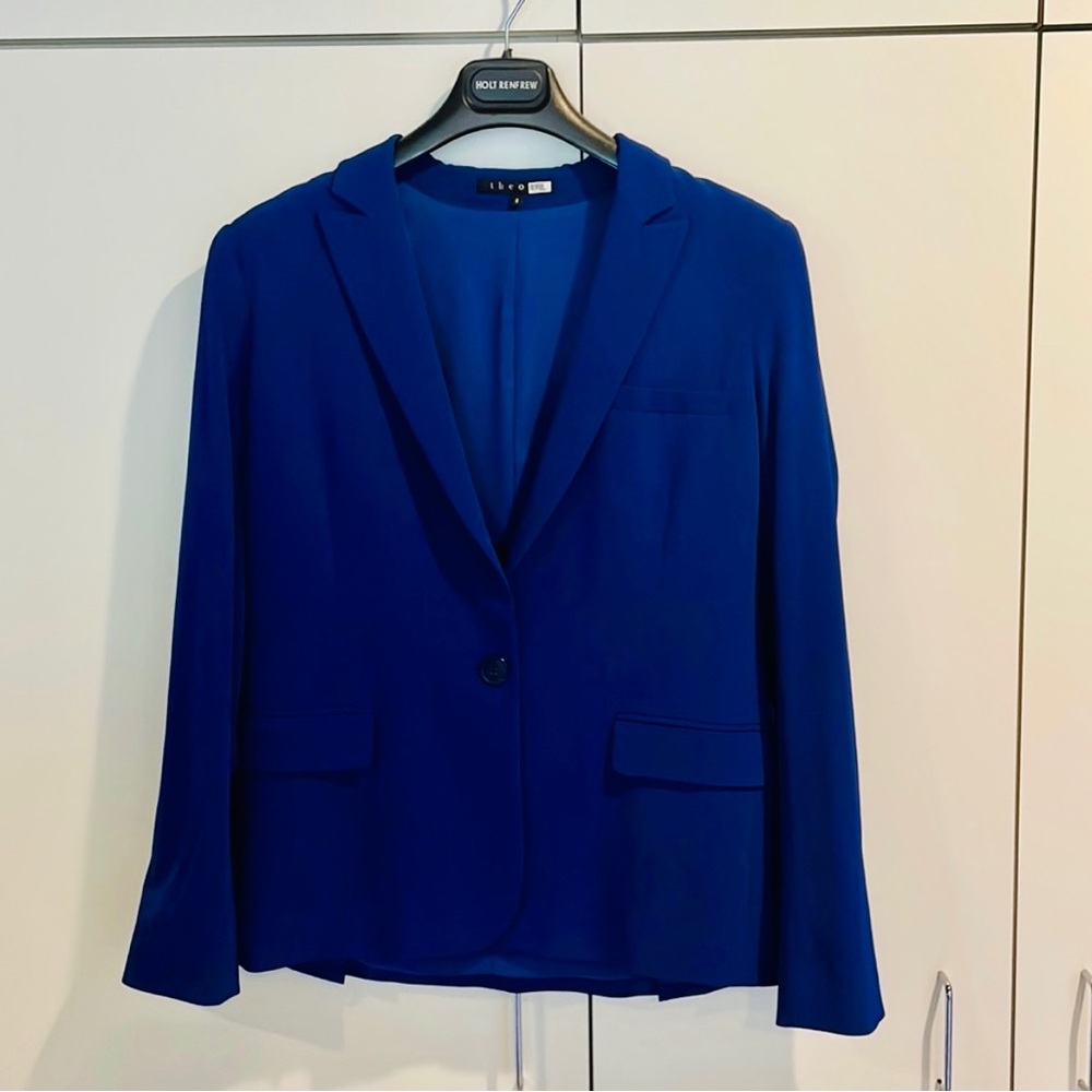 SOLD Theory Royal Blue Suit Jacket